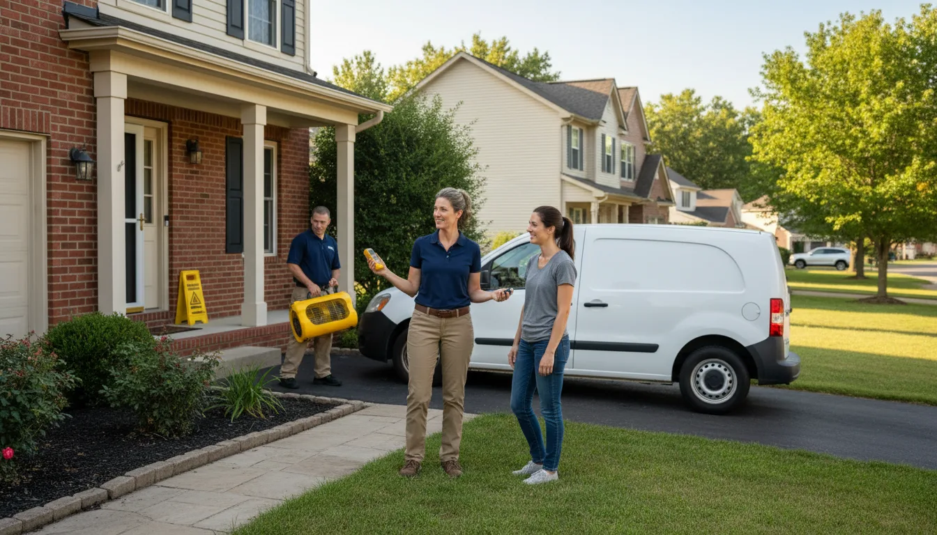 Residential water damage restoration in Lancaster, PA